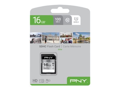 PNY Memory Card 16 GB SDHC SD ELITE von Pny