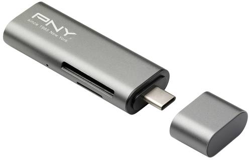 PNY R-TC-UA-3N1E01-RB Externer Speicherkartenleser USB-C® USB 3.2 (Gen 1) Metallic von Pny