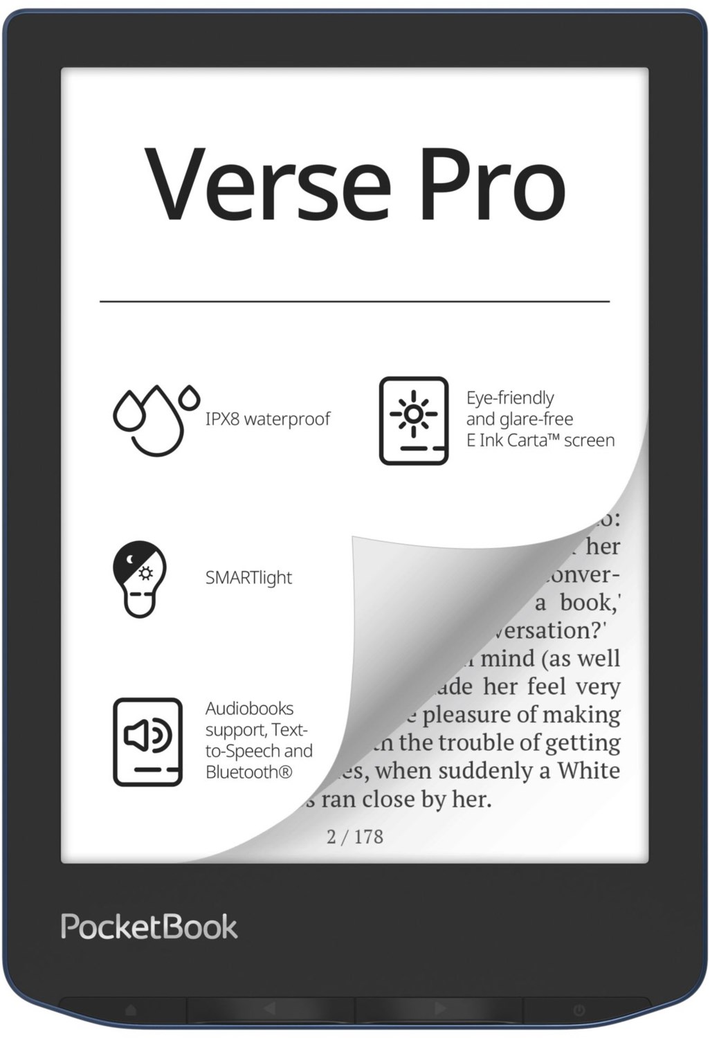 Verse Pro E-Book Reader azure von PocketBook