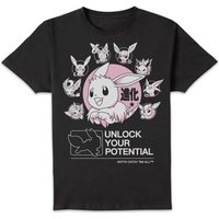 Pokémon Circle Of Eevee Evolutions Unisex T-Shirt - Black - XXL von Pokemon