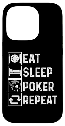 Hülle für iPhone 14 Pro Lustiges Poker-Design für Männer und Frauen, Gambler, Poker, Glücksspiel-Liebhaber von Poker Gift Gambling Shirts Men Women