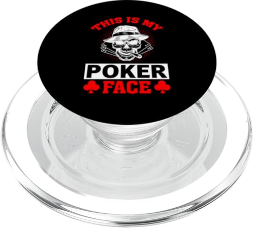 Lustiges Poker-Design für Männer und Frauen, Gambler, Poker, Glücksspiel-Liebhaber PopSockets PopGrip für MagSafe von Poker Gift Gambling Shirts Men Women