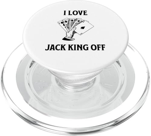 Ich liebe Jack King Off Poker Lustig PopSockets PopGrip für MagSafe von Poker Tees