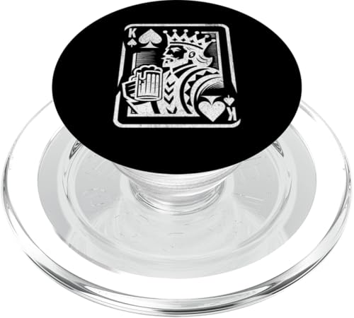 Poker King Poker Lustig PopSockets PopGrip für MagSafe von Poker Tees