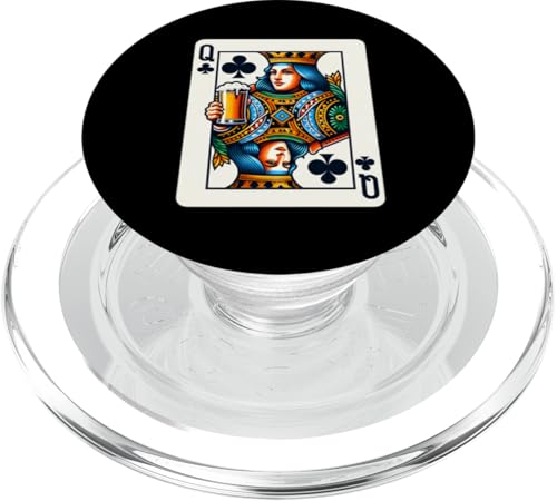 Poker Queen Poker Lustig PopSockets PopGrip für MagSafe von Poker Tees