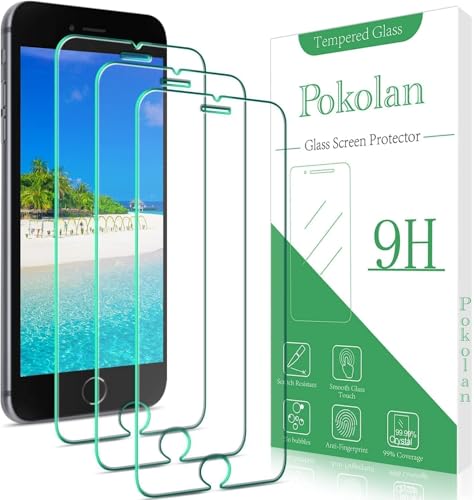 Pokolan 3 Stück Matte Schutzfolie für iPhone 16 Plus Schutzglas, Matt Glas Folie, Blendschutz, Blasenfreie, Anti Kratzen, Anti Fingerabdruck, Ultra Klar Displayschutzfolie von Pokolan