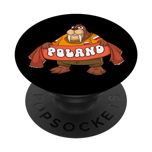 Polen Fan / Polnisches Walross PopSockets mit austauschbarem PopGrip von Poland Fans