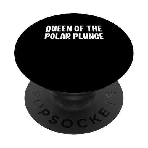 Queen Of The Polar Plunge Ice Bear PopSockets Klebender PopGrip von Polar Plunge Season Design Idea