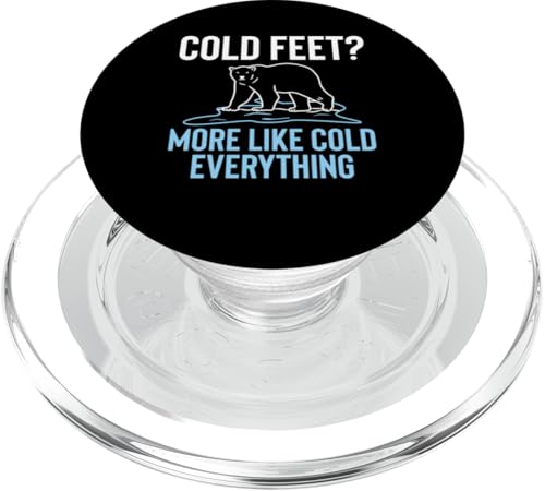 Cold Feet? Polar Plunge PopSockets PopGrip für MagSafe von Polar Plunge Season Designs Idea