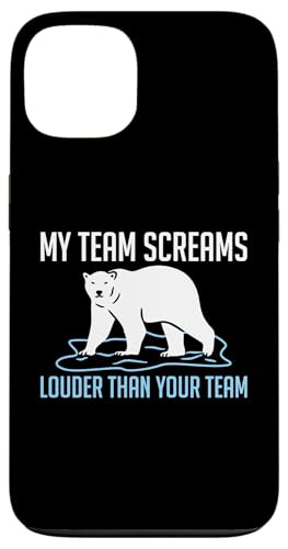 Hülle für iPhone 13 My Team Screems Louder Than Your Team Polar Plunge von Polar Plunge Season Designs Idea