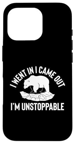 Hülle für iPhone 16 Pro I Went In I Came Out Im Unstoppable Polar Plunge von Polar Plunge Season Designs Idea