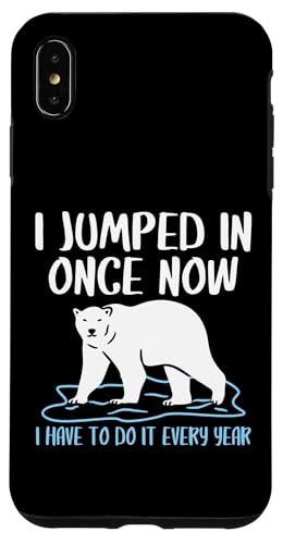 Hülle für iPhone XS Max I Jumped In Once Now Polar Plunge von Polar Plunge Season Designs Idea