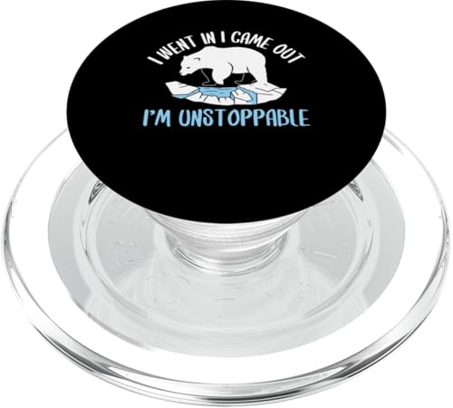 I Went In I Came Out Im Unstoppable Polar Plunge PopSockets PopGrip für MagSafe von Polar Plunge Season Designs Idea