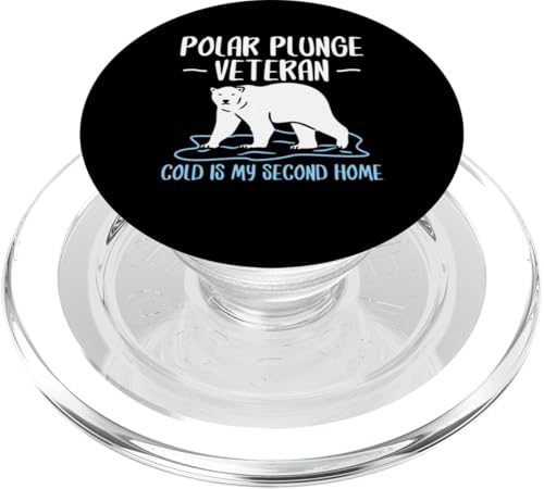 Polar Plunge Veteran Cold Is My Second Home PopSockets PopGrip für MagSafe von Polar Plunge Season Designs Idea