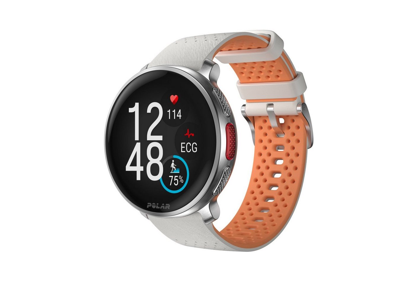 Polar VANTAGE V3 Smartwatch (3,5 cm/1,39 Zoll), Premium-Multisportuhr Silikon-Armband S-L von Polar