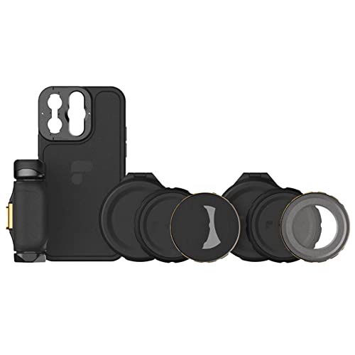 PolarPro - LiteChaser - iPhone 13 - PRO - Filmmaking Kit - Tasche - Filter - Griff - MagSafe kompatibel - Handy Fotografie/Videografie - Stromlinienförmig von PolarPro