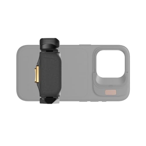 PolarPro - LiteChaser - iPhone 14 Pro - Grip - Schienensystem - zweistufige Verriegelung - Oberer Cold-Shoe-Rahmen - Unterer ¼-20-Rahmen - Für Ersteller von mobilen Inhalten von PolarPro