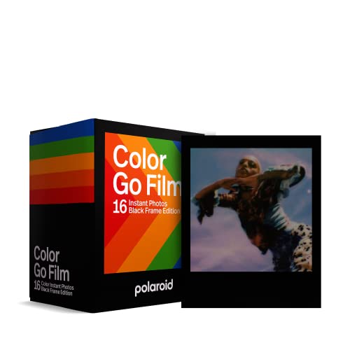 Polaroid Farbfilm für Go - Doppelpack - Schwarzer Rahmen, 16 Filme von Polaroid