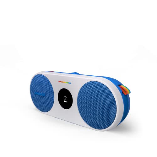 Polaroid P2 - Powerful Portable Wireless Bluetooth Speaker Rechargeable with Dual Stereo Pairing - Blue and White von Polaroid