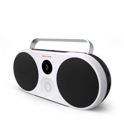 Polaroid P3 Music Player (Black) - Retro-Futuristic Boombox Wireless Bluetooth Speaker Rechargeable with Dual Stereo Pairing von Polaroid