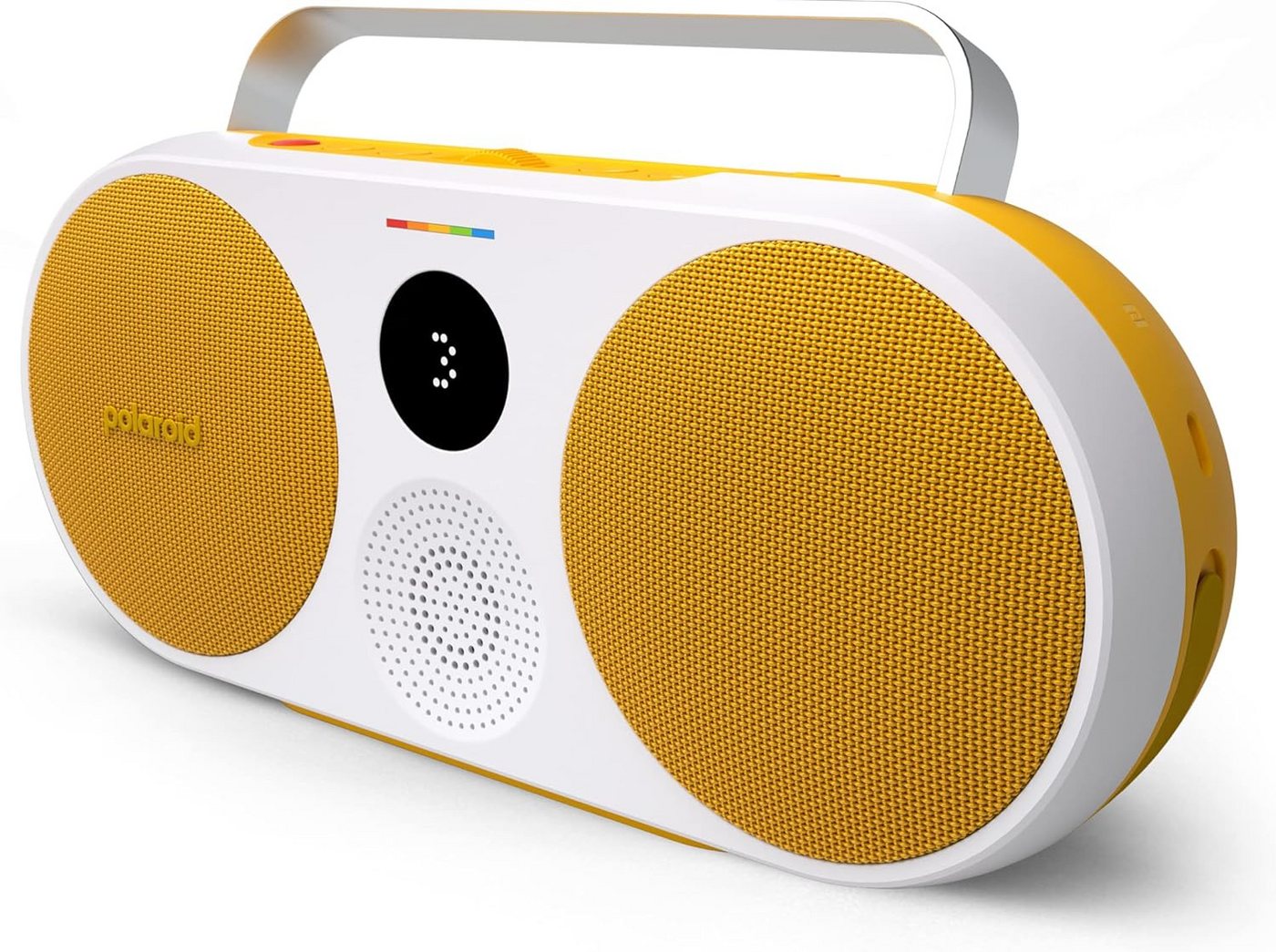 Polaroid P3 - Music Player 3, Gelb & Weiß / Retro Bluetooth Speaker Bluetooth-Speaker von Polaroid