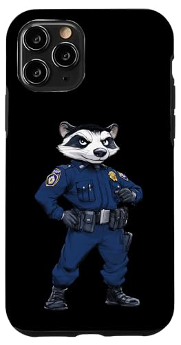 Hülle für iPhone 11 Pro Polizei Dachs von Police Animals