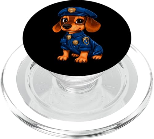 Polizei Dackel PopSockets PopGrip für MagSafe von Police Animals