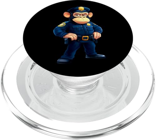 Polizist Affe PopSockets PopGrip für MagSafe von Police Animals