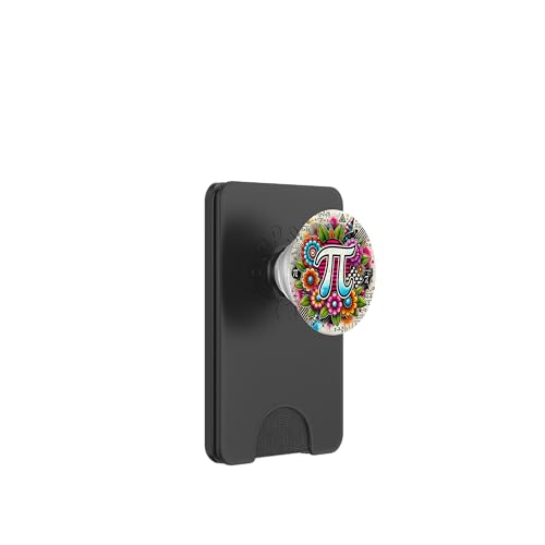 Street Art Pi Day Folk Art Mathematik Gleichungen PopSockets PopWallet für MagSafe von Polish Folk Florals