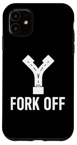 Fork Off - Lustiger Bundesarbeiter Protest Hülle für iPhone 11 Fork Off - Lustiger Bundesarbeiter Protest Hülle für iPhone 11 von Political Protest Apparel