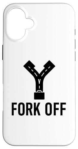 Fork Off - Lustiger Bundesarbeiter Protest Hülle für iPhone 16 Plus Fork Off - Lustiger Bundesarbeiter Protest Hülle für iPhone 16 Plus von Political Protest Apparel