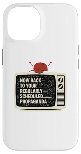 Regelmäßig geplante Propaganda - Retro TV Politisch Hülle für iPhone 14 Regelmäßig geplante Propaganda - Retro TV Politisch Hülle für iPhone 14 von Political Protest Apparel