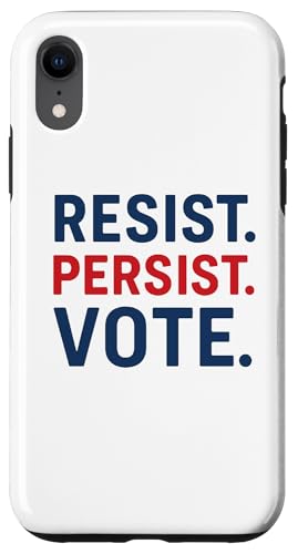 Widerstehen Sie beharrlicher Abstimmung – mutiges bürgerliches Engagement Hülle für iPhone XR Widerstehen Sie beharrlicher Abstimmung – mutiges bürgerliches Engagement Hülle für iPhone XR von Political Protest Apparel