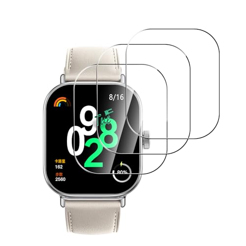 Pollachi [3 Stück Schutzfolie für Apple Watch Series 10/X Ultra Panzerglas 3D 9H Härte,Anti-Kratzen,Anti Fingerabdruck,Anti-Bläschen,HD Klar,3 Stück Displayschutzfolie von Pollachi