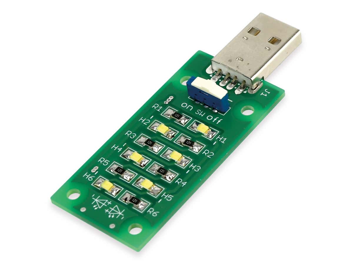 Bausatz USB/SMD Leuchte V1.0 von Pollin-Bausatz