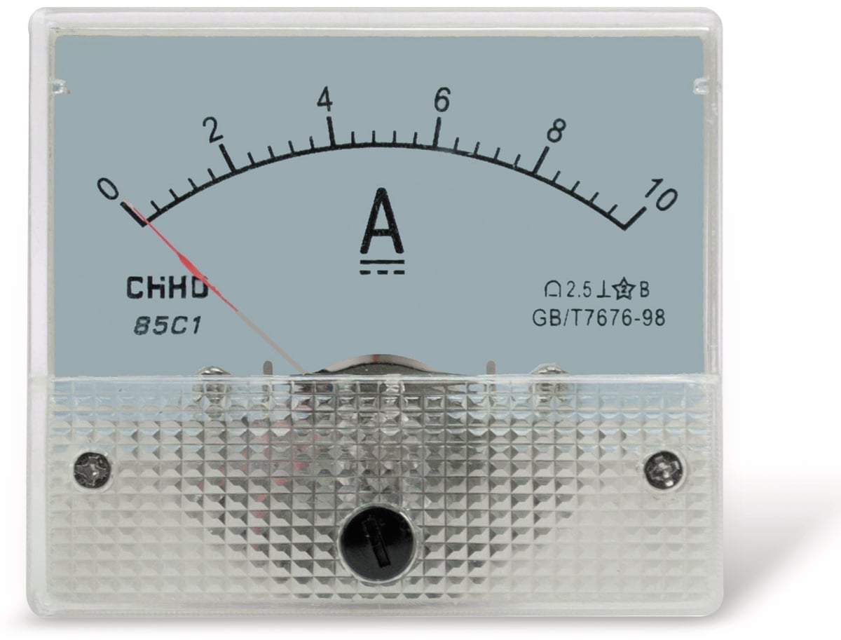 Einbau-Messinstrument, 0...10 A- von Pollin-Choice