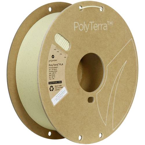 Polymaker PA04042 Marble Filament PLA geringerer Kunststoffgehalt, Matt, Mehrfarbig 1.75mm 1000g Mar von Polymaker