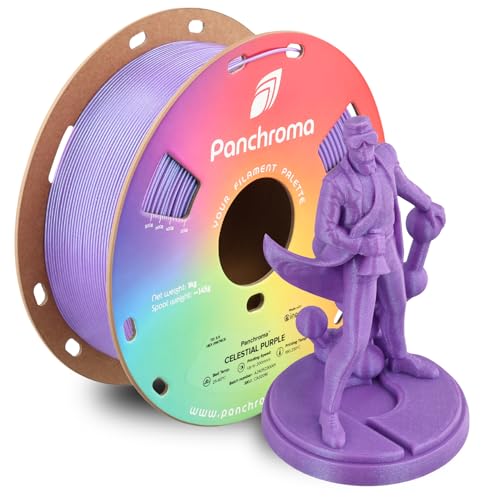 Polymaker Panchroma Celestial Purple PLA 3D-Druck-Filament, 1,75 mm, 1-kg-Spule, glänzend glitzernd, violett, PLA-3D-Drucker-Filament Polymaker Panchroma Celestial Purple PLA 3D-Druck-Filament, 1,75 mm, 1-kg-Spule, glänzend glitzernd, violett, PLA-3D-Drucker-Filament von Polymaker