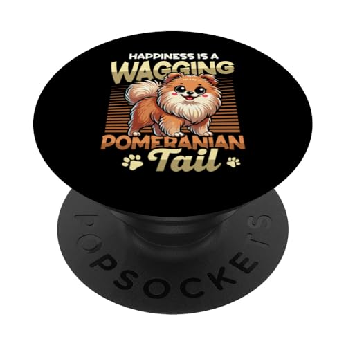 Pommersche Hunderasse Pommern PopSockets Klebender PopGrip von Pomeranian Dog Lover Designs