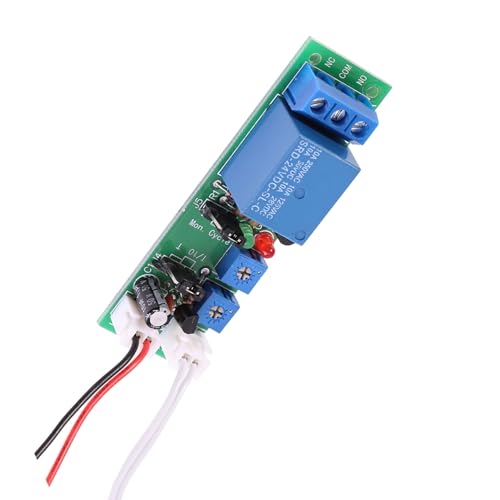 Einstellbares Zyklus-Timer-Relaismodul, DC 5 V 12 V 24 V mit Hoher Präzision für Aquarien, Maschinenprüfkreise, Timer-Betriebsgeräte (DC 24V 0-15 Minuten einstellbar) von Pongnas