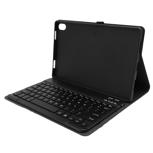 Kabellose Tastaturhülle für Tab P11 Plus 11 Zoll, Magnetisch Abnehmbar, RGB-Hintergrundbeleuchtung, Tablet-Hülle aus PU-Leder, Tragbarer Ständer (Black) von Pongnas