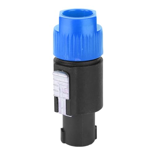 Pongnas Lautsprecherstecker-Kabelstecker, 4-polig, für Heim-Audiosysteme, Rot/Grün/Blau/Orange/Gelb, 10 Stück (BLUE) von Pongnas