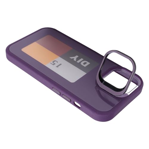 Pongnas NFC-Tintenbildschirm-Telefonhülle, 3,52-Zoll-Displayständer für 15-Telefon mit Anpassbaren Bildern, TPU-DIY-Abdeckung Unterstützt Bildschirmprojektion (Purple) von Pongnas