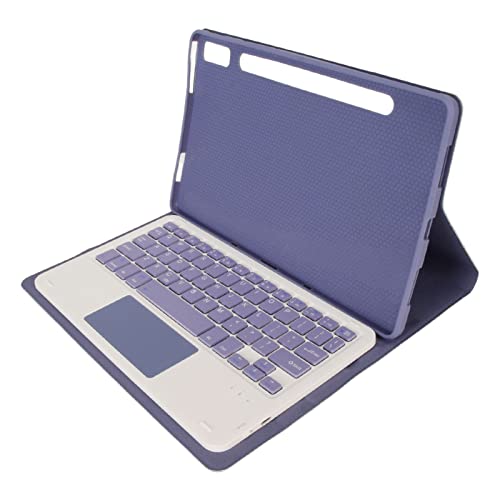 Tablet-Hülle, Präzise Ausgeschnittene, Kratzfeste Tastatur, Abnehmbares -Modul mit Trackpad für Pro 2022 11,2 Zoll (Purple) von Pongnas