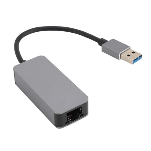 USB 3.0-zu-Ethernet-Adapter, 2,5 G Plug-and-Play-Aluminiumlegierung für RJ45-Netzwerkkarte mit RTL8156B-Chip, Kontrollleuchte, Kompakt, Kompatibel mit XP OS X von Pongnas