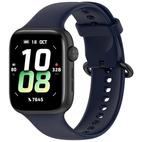 Poo4kark Armband Silikon-Ersatzarmband für Honor Watch 5 Smart-Sportuhren, Passform, langlebig, atmungsaktiv Watch Band (I, 15X5CM) von Poo4kark