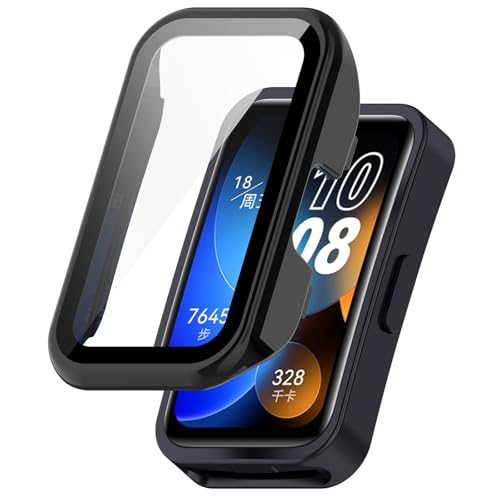 Poo4kark Weihnachten Integrierter Schutz, kompatibel mit Smartwatch-PC + Abdeckung gehärtetem Glas mit Displayschutz (A, 5X5CM) von Poo4kark