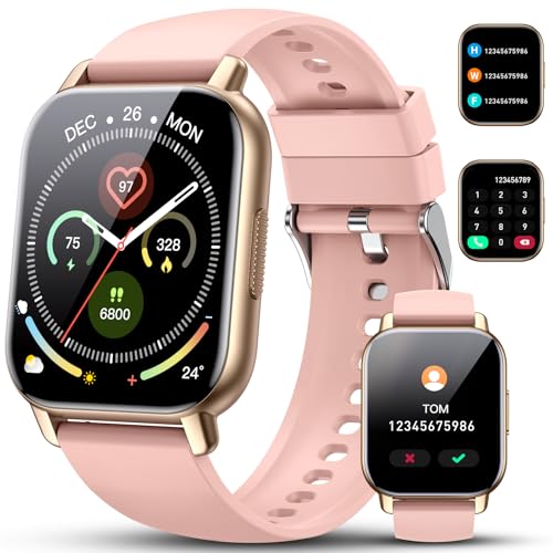 Poounur Smartwatch Herren Damen mit Bluetooth Anrufe, IP68 Wasserdicht Sportuhr für Android iOS, Fitnessuhr mit Pulsuhr/Schlafmonitor, Fitness Tracker mit Schrittzähler Poounur Smartwatch Herren Damen mit Bluetooth Anrufe, IP68 Wasserdicht Sportuhr für Android iOS, Fitnessuhr mit Pulsuhr/Schlafmonitor, Fitness Tracker mit Schrittzähler von Poounur