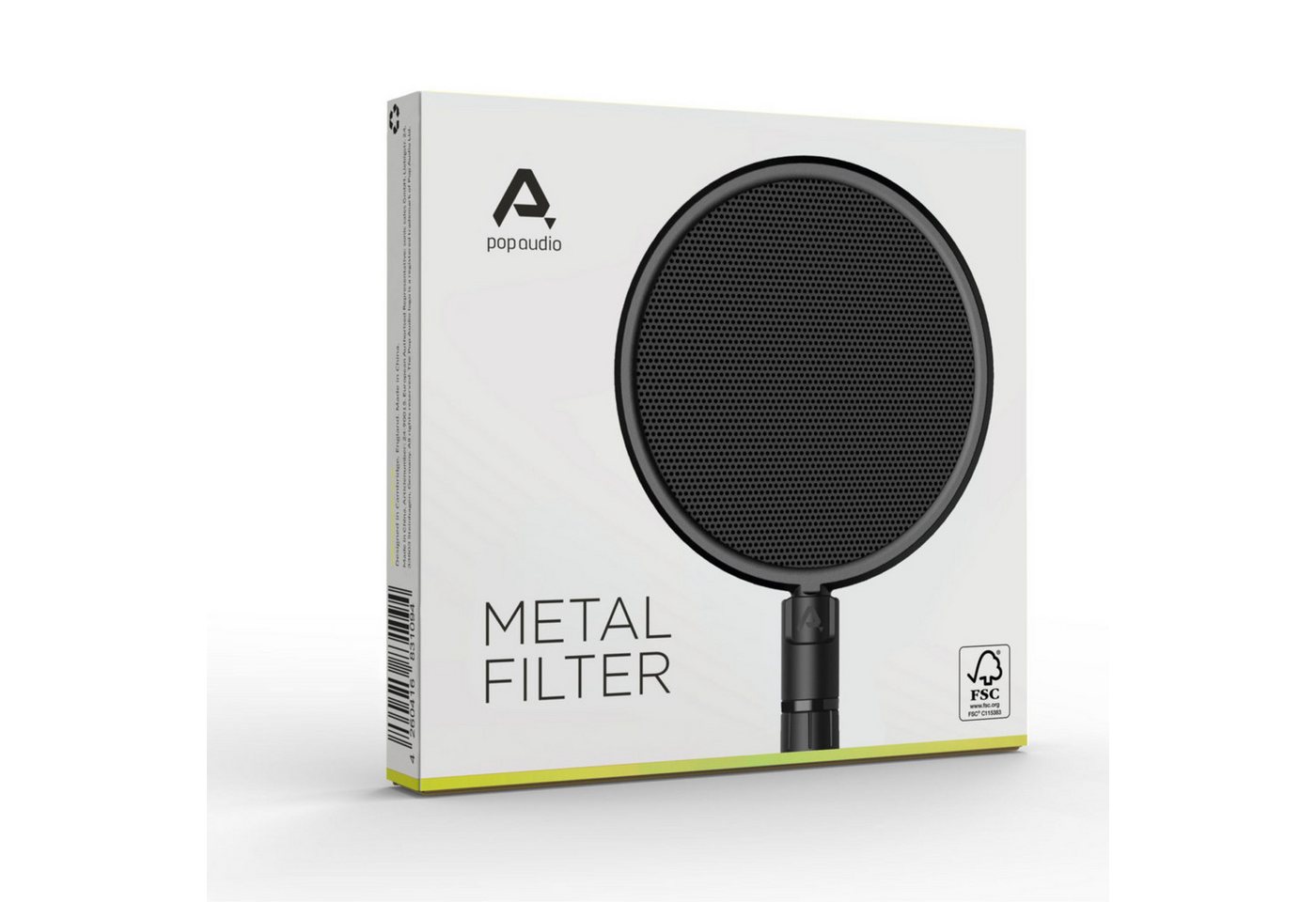 Pop Audio Mikrofon-Halterung, (Mikrofone, Poppschutz, Metal Filter - Poppschutz) von Pop Audio