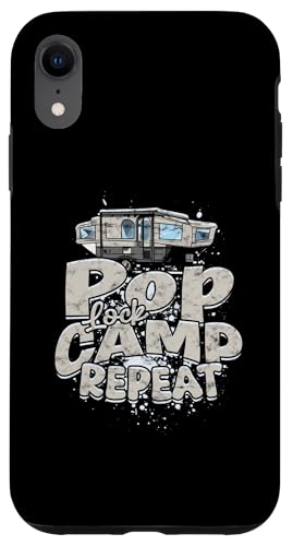 Hülle für iPhone XR Pop Up Camping Pop Up Anhänger Pop Up Camper von Pop Up Camper Gifts for Women and Men